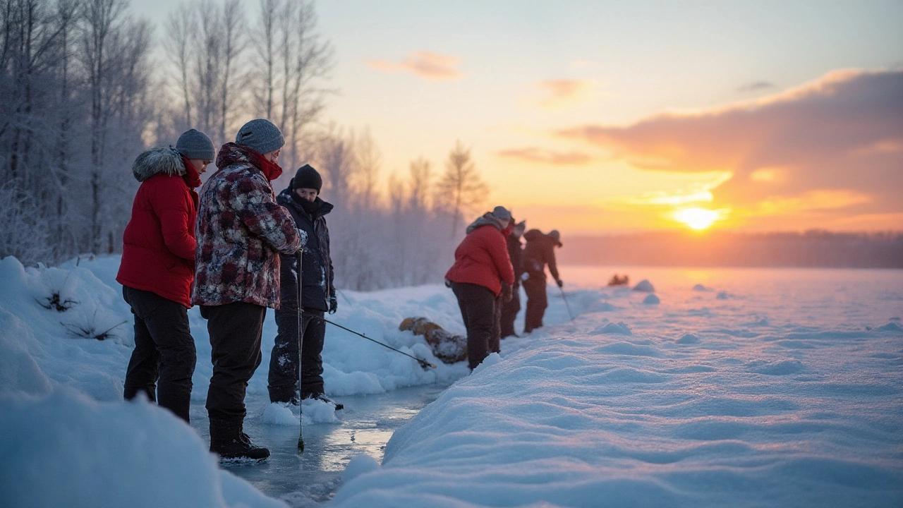 Ruta invernal para un pescador solitario: lagos sin multitudes